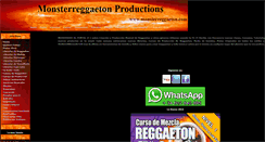 Desktop Screenshot of monsterreggaeton.com